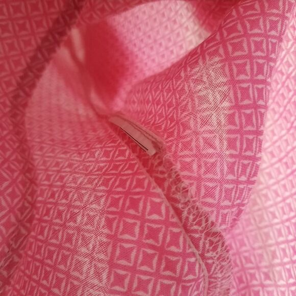 Max Mara Weekend Diamond Print Light Weight Button Up Shirt - Picture 4 of 4